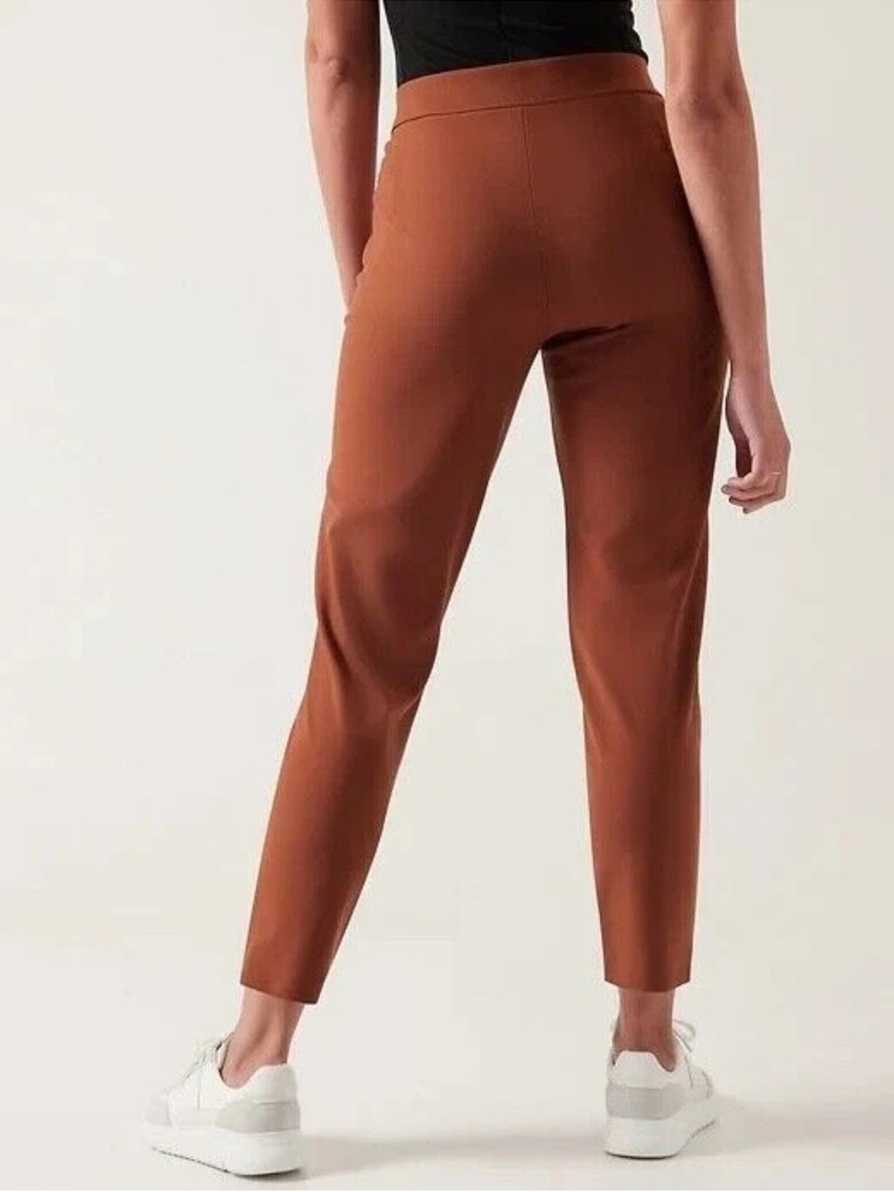 Athleta Stellar Trouser Pants Ancient Mahogany Brown Casual Women’s Size 10 - Picture 2 of 11